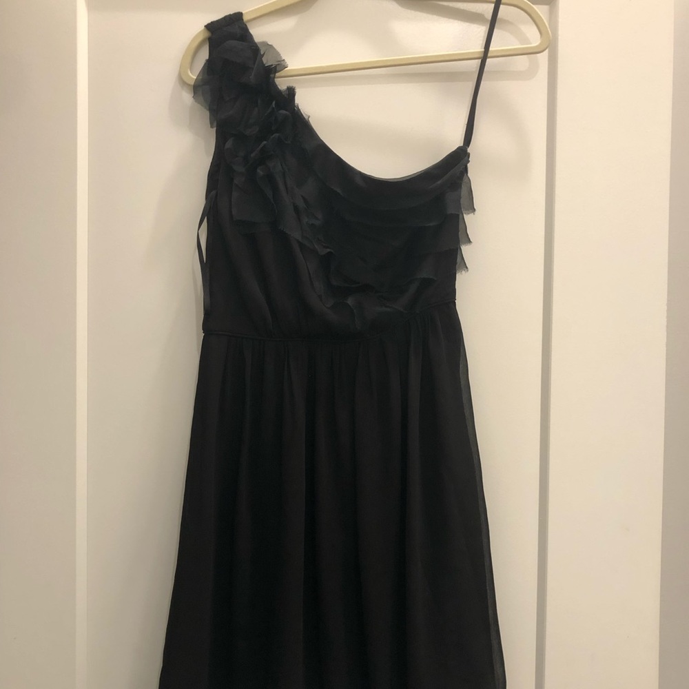 Max & Cleo one-shoulder chiffon dress